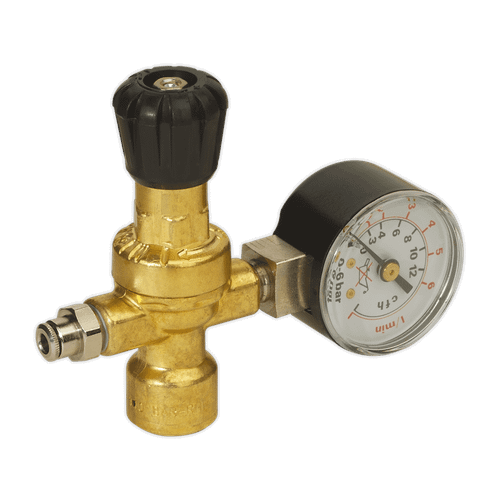 Sealey REG/MMG MIG Gas Regulator Disposable Cylinder 1 Gauge