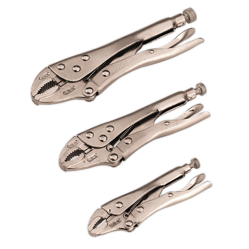 Sealey S0463 Locking Pliers Set 3pc