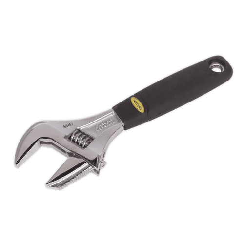 Sealey S0854 Adjustable Wrench with Extra-Wide Jaw Capacity 200mm