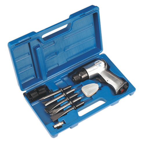 Sealey SA12/S Air Hammer with Chisels Medium Stroke