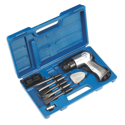 Sealey SA12/S Air Hammer with Chisels Medium Stroke
