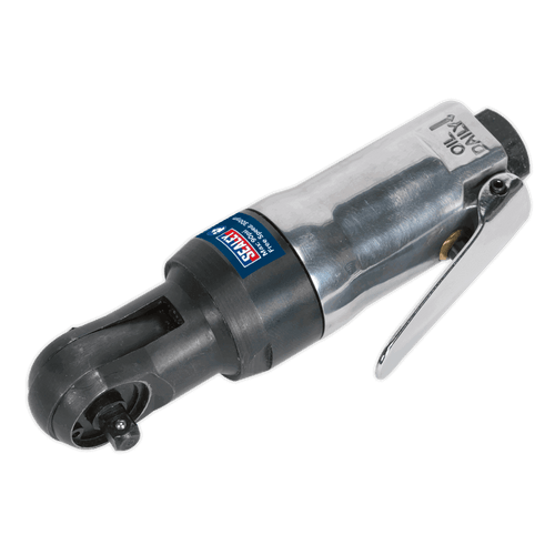 Sealey SA230 Air Ratchet Wrench 1/4"Sq Drive Super Stubby