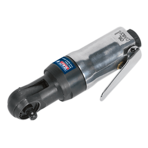 Sealey SA230 Air Ratchet Wrench 1/4"Sq Drive Super Stubby
