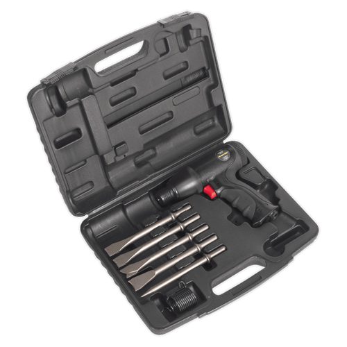 Sealey SA613 Air Hammer Kit Composite Premier - Medium Stroke