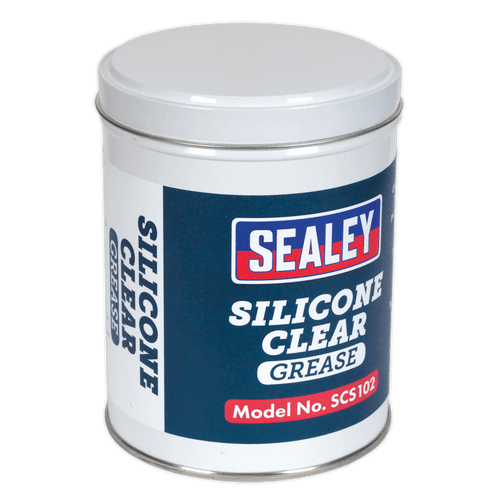 Sealey SCS102 Silicone Clear Grease 500g Tin