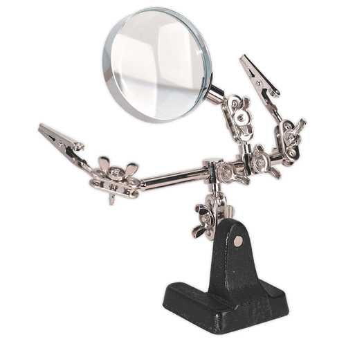 Sealey SD150 Mini Robot Soldering Stand with Magnifier