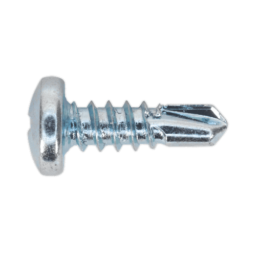 Sealey SDPH4213 Self Drilling Screw 4.2 x 13mm Pan Head Phillips Zinc D7504N Pack of 100