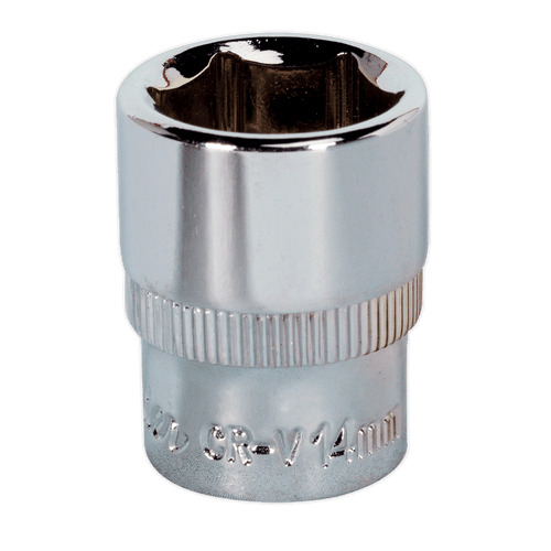 Sealey SP1414 WallDrive Socket 14mm 1/4"Sq Drive Fully Polished