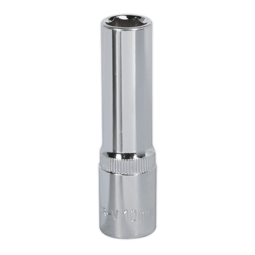 Sealey SP3810D WallDrive Socket 10mm Deep 3/8"Sq Drive Fully Polished Sealey SP3810D WallDrive Socket 10mm Deep 3/8"Sq Drive Fully Polished