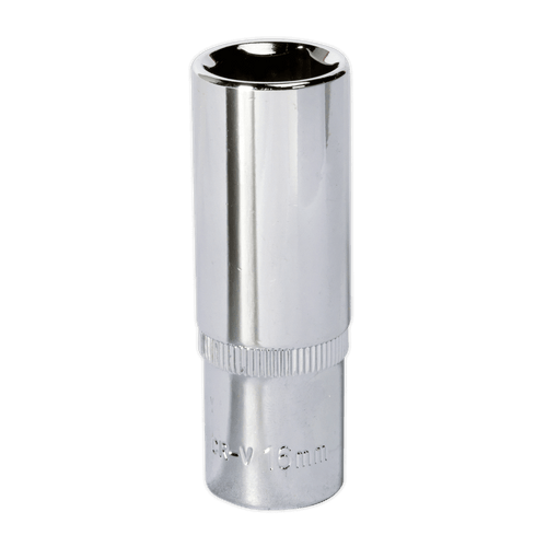 Sealey SP3816D WallDrive Socket 16mm Deep 3/8"Sq Drive Fully Polished