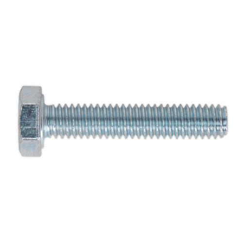 Sealey SS420 HT Setscrew M4 x 20mm 8.8 Zinc DIN 933 Pack of 50