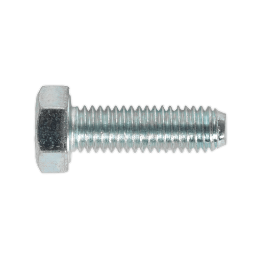 Sealey SS516 HT Setscrew M5 x 16mm 8.8 Zinc DIN 933 Pack of 50