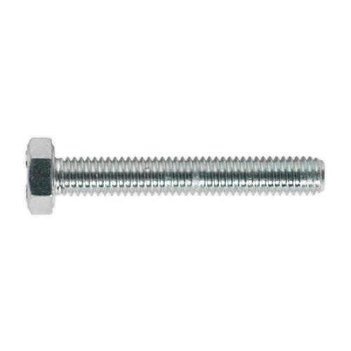 Sealey SS640 HT Setscrew M6 x 40mm 8.8 Zinc DIN 933 Pack of 50