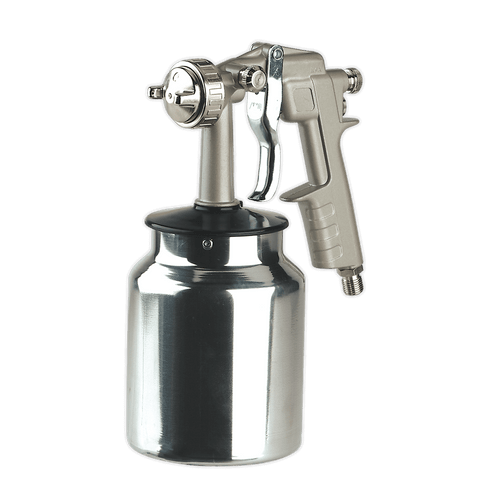 Sealey SSG2 Spray Gun Suction Feed General Purpose 1.5mm Set-Up