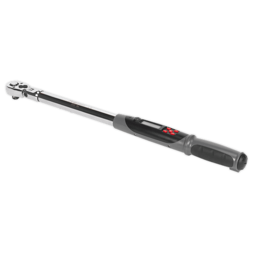 Sealey STW309 Angle Torque Wrench Flexi-Head Digital 1/2"Sq Drive 20-200Nm(14.7-147.5lb.ft)