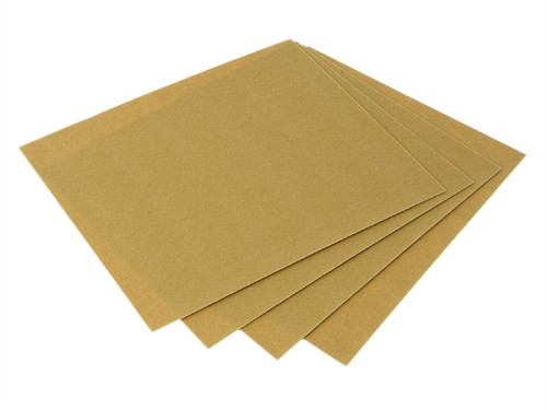 Faithfull FAIAGP212 Glasspaper Sanding Sheets 230 x 280mm Grade 2.1/2 50G (25 Pack)
