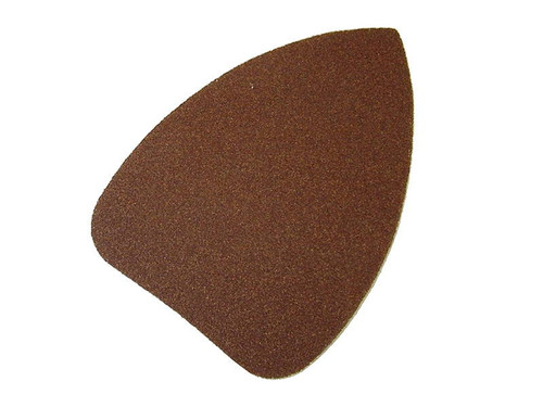 Faithfull FAIAOMOUSEM Mouse Sander Sheets Hook & Loop Red Plain Medium (5 Pack)