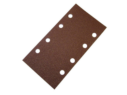Faithfull FAIAOTSBOSHL 1/3" Sanding Sheet Red Bosch Hook & Loop Assorted (5 Pack)