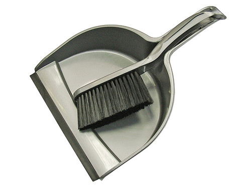Faithfull FAIBRDUSTSET Dustpan & Brush Set Plastic 220mm