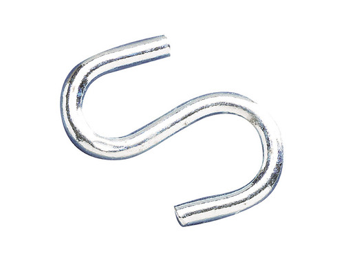 Faithfull FAICHSH5010 S Hooks 5mm Zinc Plated (10 Pack)