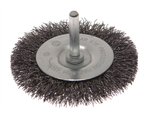 Faithfull FAIWBS50C Wire Brush 50mm x 6mm Shank 0.30mm