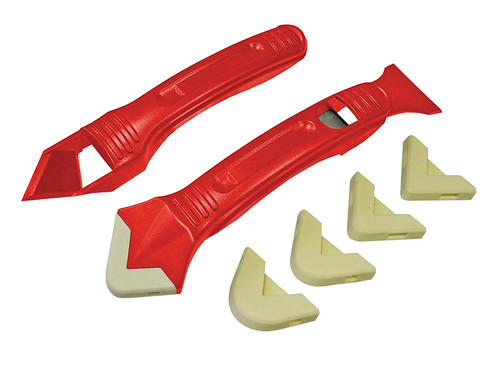 Faithfull FAITLSILKIT Silicone Scraper Kit Two Piece