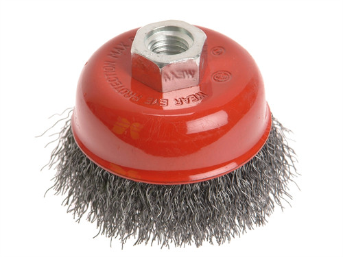 Faithfull FAIWBC100 Wire Cup Brush 100mm x M14 x 2 0.30mm