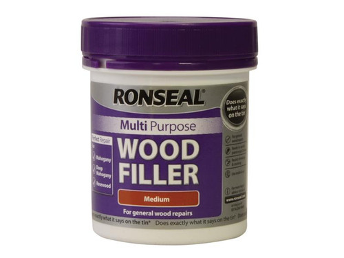 Ronseal RSLMPWFM250G Multi Purpose Wood Filler Tub Medium 250g