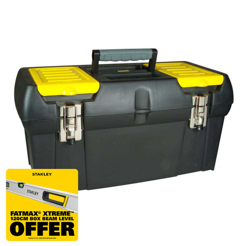 STANLEY 1-92-066 19 in. Toolbox With Metal Latches