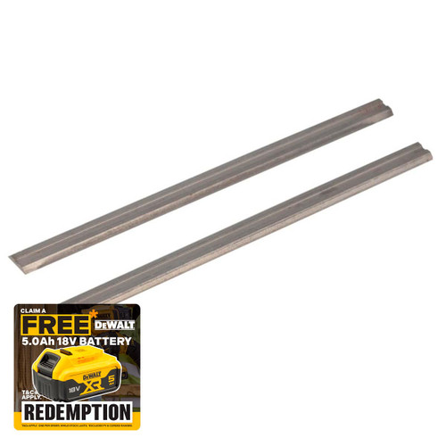 DeWalt DT3905 HSS Reversible Planer Blades (Pack of 2) 82mm