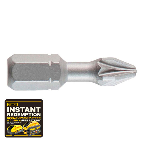 DeWalt DEWDT7211QZ DT7211 Torsion Bits PZ1 25mm Pack of 5
