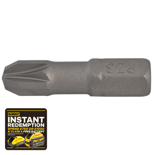DeWalt DEWDT7213QZ DT7213 Torsion Bits PZ3 25mm Pack of 5 | Toolden