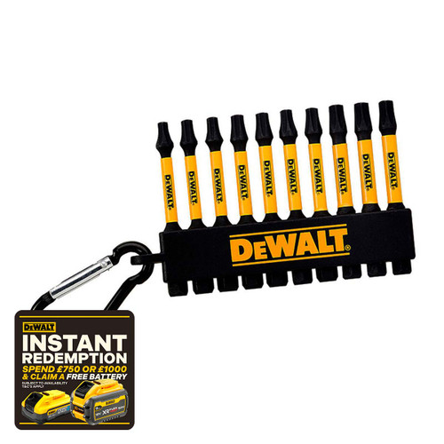 DeWalt DT7276 Pozi Bit Keyring 10 Piece | Toolden