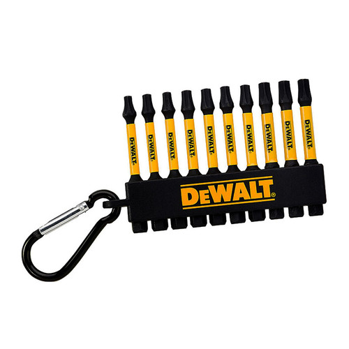 DeWalt DT7276 Pozi Bit Keyring 10 Piece | Toolden