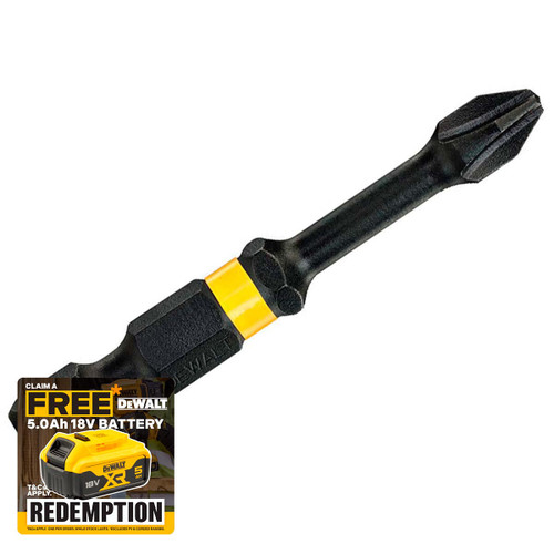DeWalt DEWDT7997TQZ Impact Torsion Bits PH1 50mm Pack of 5 | Toolden