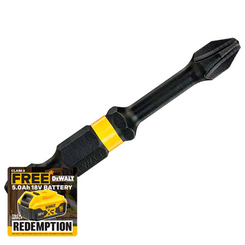 DeWalt DEWDT7999TQZ Impact Torsion Bits PH3 50mm Pack of 5 | Toolden