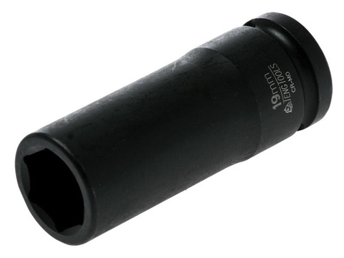 Teng TEN920619N Deep Impact Socket Hexagon 6 Point 1/2in Drive 19mm | Toolden