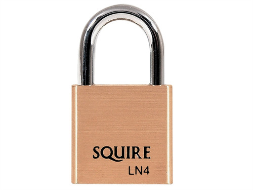 Henry Squire HSQLN4 LN4 Lion Brass Padlock 5-Pin 40mm | Toolden