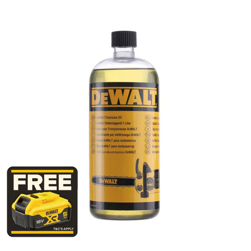 DeWalt DT20662 Chainsaw Oil 1L