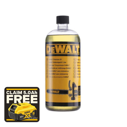DeWalt DT20662 Chainsaw Oil 1L