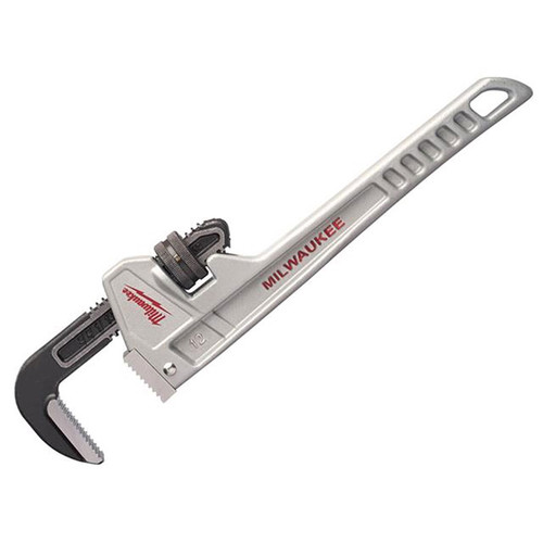 Milwaukee 48227212 Aluminium Pipe Wrench 300mm (12in)  | Toolden