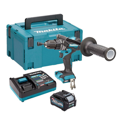 Makita HP001GD201 40V Max XGT Brushless Combi Drill with 2x 2.5Ah Battery