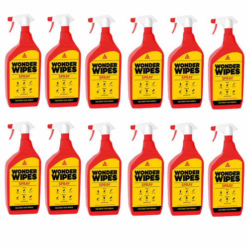 Sika® Wonder Wipes Spray 1 Litre (12 Pack)