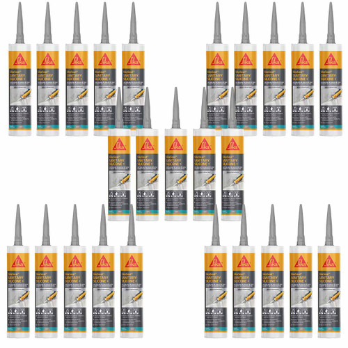 SikaSeal® Sanitary Silicone+ 295ml Grey (25 Pack)
