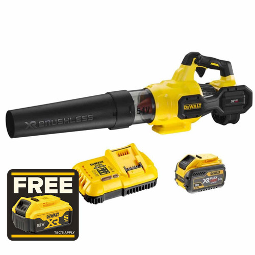 DeWalt DCMBA572X1-GB 54V XR FlexVolt Axial Blower 1x 9Ah Battery