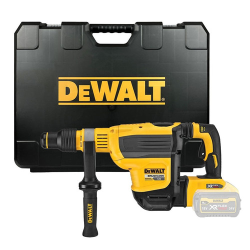 DeWalt DCH614N 54V XR FlexVolt Brushless SDS-Max Rotary Hammer Drill in a Case