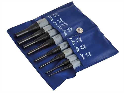 Faithfull Parallel Pin Punch Set of 8 Round Head| Toolden