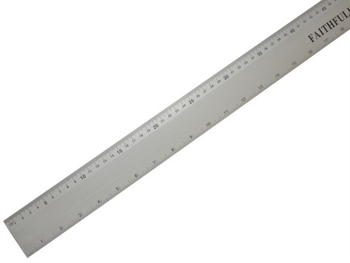 Faithfull Aluminium Rule 1 Metre / 39in| Toolden