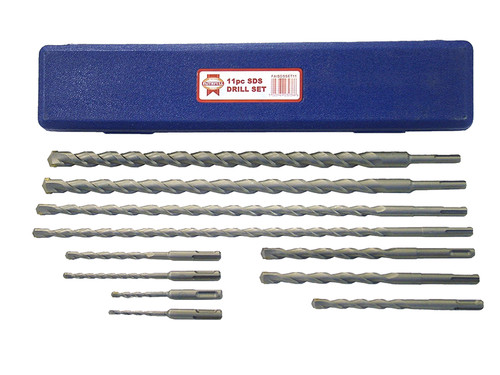 Faithfull SDS Plus Drill Bit Set 11 Piece 5-20mm