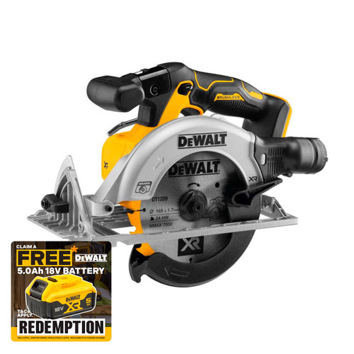DeWalt DCS565N-XJ 18V XR 165mm Brushless Circular Saw (Body Only)